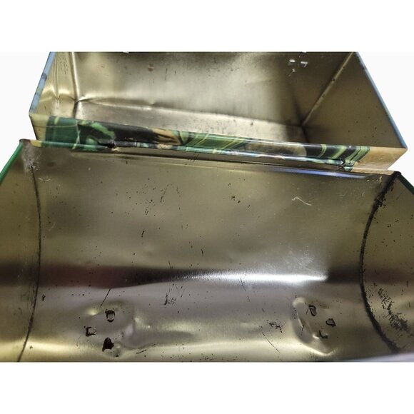 Vintage John Deere Metal Lunchbox With Tractor Design & Yellow Handle - Picture 16 of 16